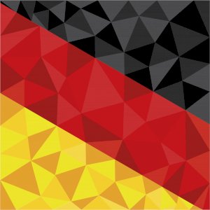 Almanya Bayrak Baskılı Bandana