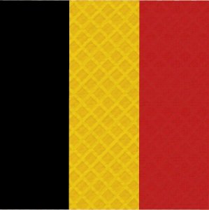 Belçika Bayrak Baskılı Bandana